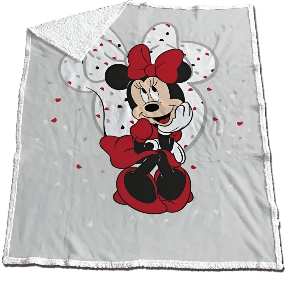 Disney Minnie Maus Coral Decke warme Kuscheldecke 130x170 cm - WS-Trend.de