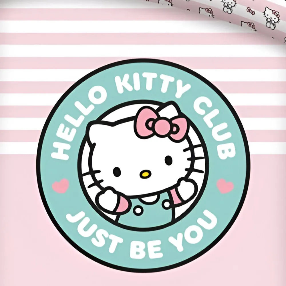 Hello Kitty Mädchen Kinder Bettwäsche 2tlg. Set 135-140x200 65x65 - WS-Trend.de