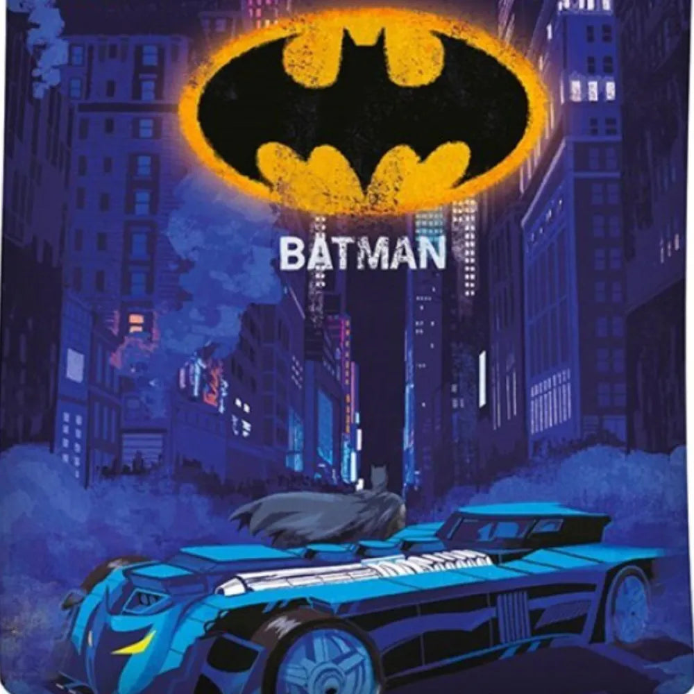 DC Comics Batman Kinder Bettwäsche Kinderbettwäsche 2tlg Set 135-140x200 65x65 - WS-Trend.de