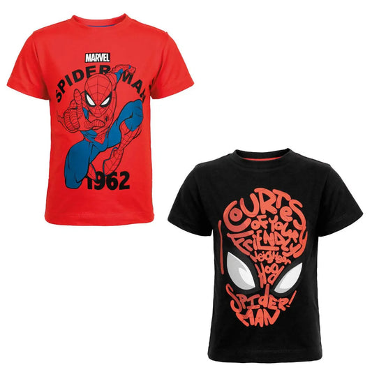 Marvel Spiderman T-Shirt Kurzarm Kinder Jungen Shirt - WS-Trend.de 92-128 100% Baumwolle