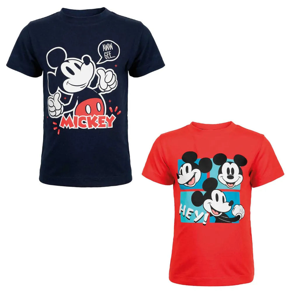 Disney Mickey Maus Kinder Jungen kurzarm T-Shirt Shirt - WS-Trend.de 92-128 Baumwolle