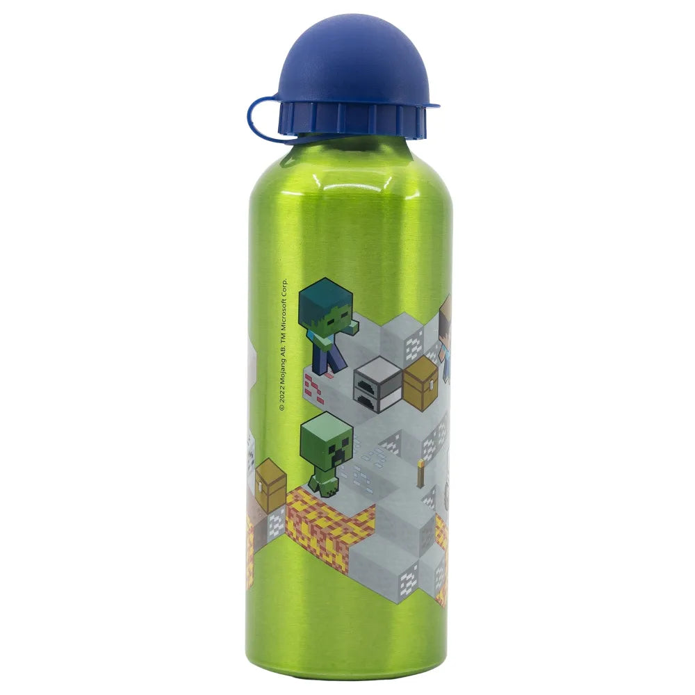 Minecraft Creeper Kinder Aluminium Trinkflasche Wasserflasche Flasche 530 ml - WS-Trend.de