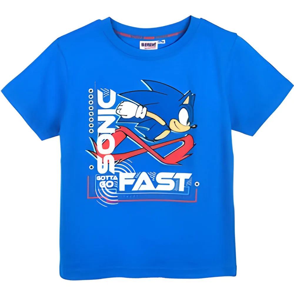 Sonic The Hedgehog Kinder Junge kurzarm T-Shirt Shirt - WS-Trend.de 98-128 Baumwolle