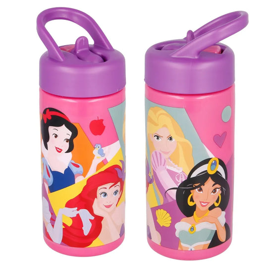 Disney Prinzessinnen Trinkflasche Flasche 410 ml Griff - WS-Trend.de Sportflasche Wasserflasche