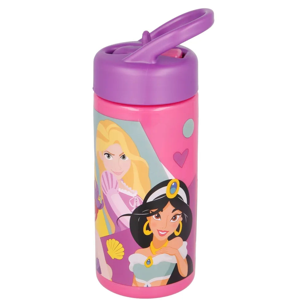 Disney Prinzessinnen Trinkflasche Flasche 410 ml Griff - WS-Trend.de Sportflasche Wasserflasche