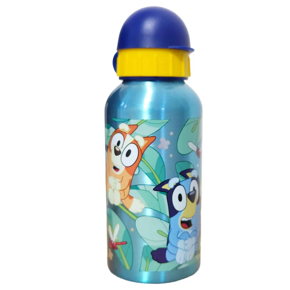 Bluey Bingo Kinder 2teiliges Set 3 Kammern Brotdose Alu Trinkflasche 400 ml - WS-Trend.de