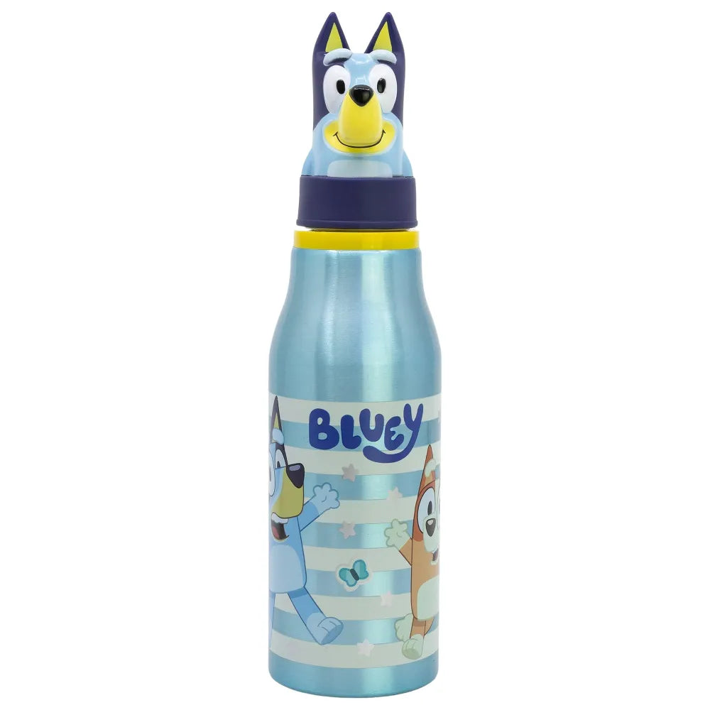 Bluey Bingo 3D Kopf Kinder Aluminium Wasserflasche Trinkflasche Flasche 690 ml - WS-Trend.de