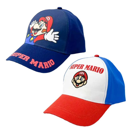 Super Mario Kinder Jungen Basecap Baseball Kappe Mütze - WS-Trend.de Gr. 52 - 54