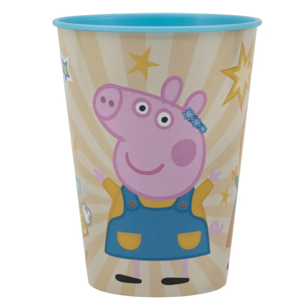 Peppa Wutz Kinder Geschirr-Set 5 teilig Becher Teller Schüssel Besteck - WS-Trend.de