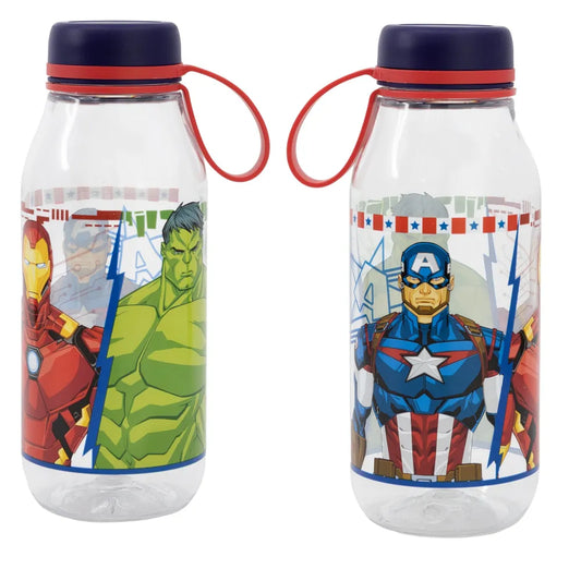 Marvel Avengers Wasserflasche Trinkflasche Flasche 460 ml - WS-Trend.de Sport Iron Man Hulk