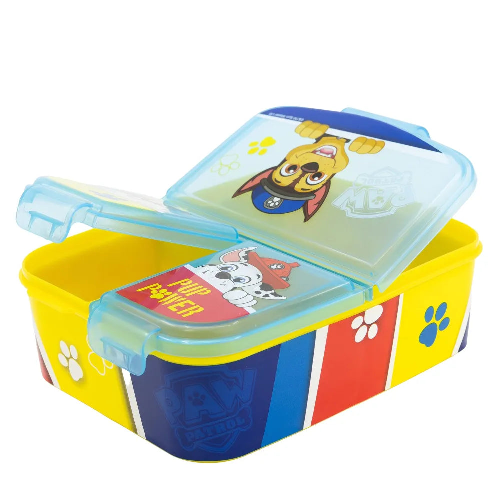 Paw Patrol Chase Marshall 4 tlg Kinder Set Brotdose Trinkflasche Besteck - WS-Trend.de