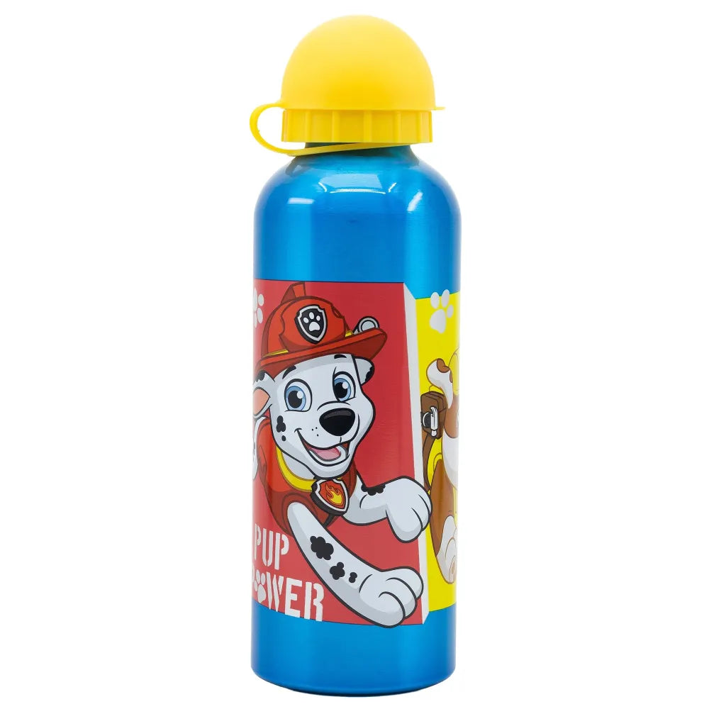 Paw Patrol Chase Marshall 4 tlg Kinder Set Brotdose Alu-Trinkflasche Besteck - WS-Trend.de