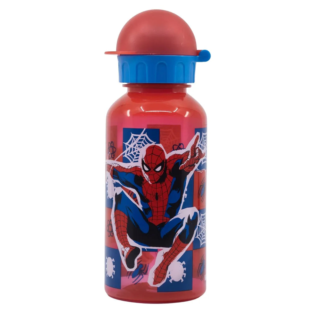 Marvel Spiderman 2 teiliges Kinder Set 3 Kammern Brotdose Trinkflasche - WS-Trend.de - 400 ml