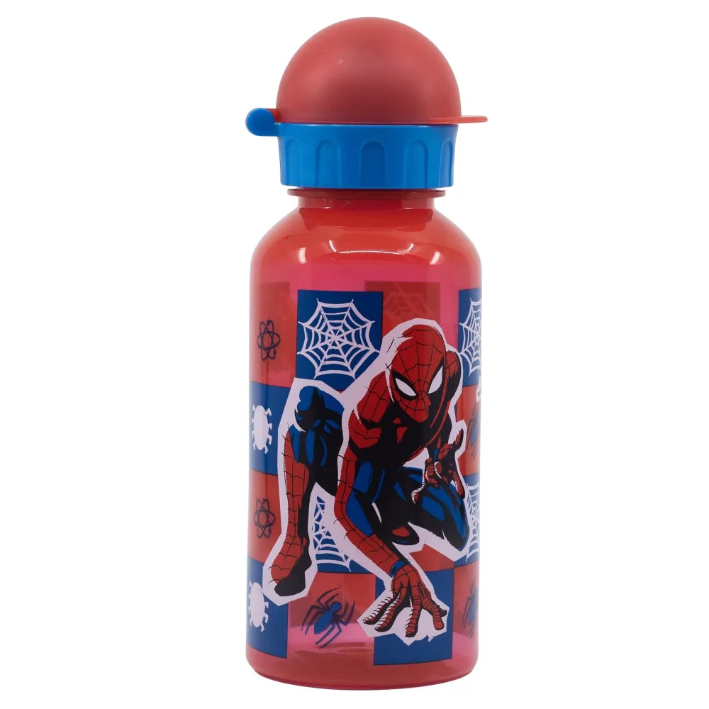 Marvel Spiderman 2 teiliges Kinder Set 3 Kammern Brotdose Trinkflasche - WS-Trend.de - 400 ml