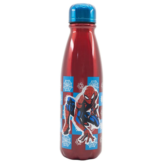 Marvel Spiderman ALU - Wasserflasche Trinkflasche Flasche 600 ml - WS-Trend.de - Sportflasche