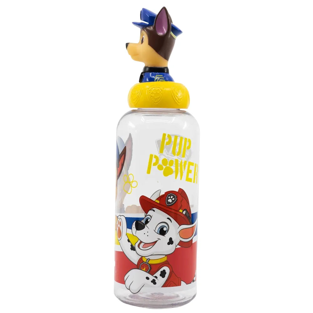 Paw Patrol Chase 3D Figur Deckel Wasserflasche Trinkflasche Flasche 560 ml - WS-Trend.de