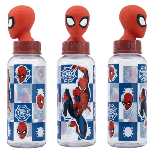 Marvel Spiderman 3D Kopf Wasserflasche Trinkflasche Flasche 560 ml - WS-Trend.de