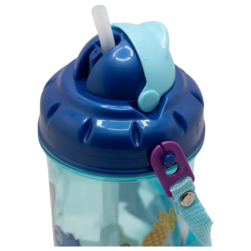 Disney Lilo und Stitch Angel Kinder Trinkflasche Flasche mit Halm 465 ml - WS-Trend.de