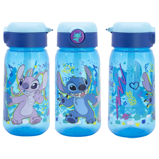 Disney Lilo und Stitch Angel Kinder Trinkflasche Flasche mit Halm 510 ml - WS-Trend.de