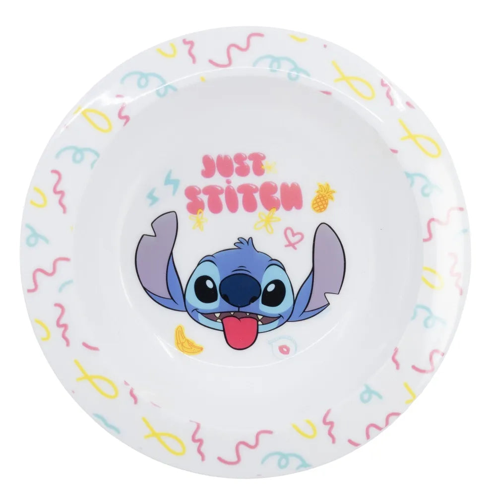 Disney Stitch Kinder Geschirr-Set 3 teilig Becher Teller Schüssel - WS-Trend.de