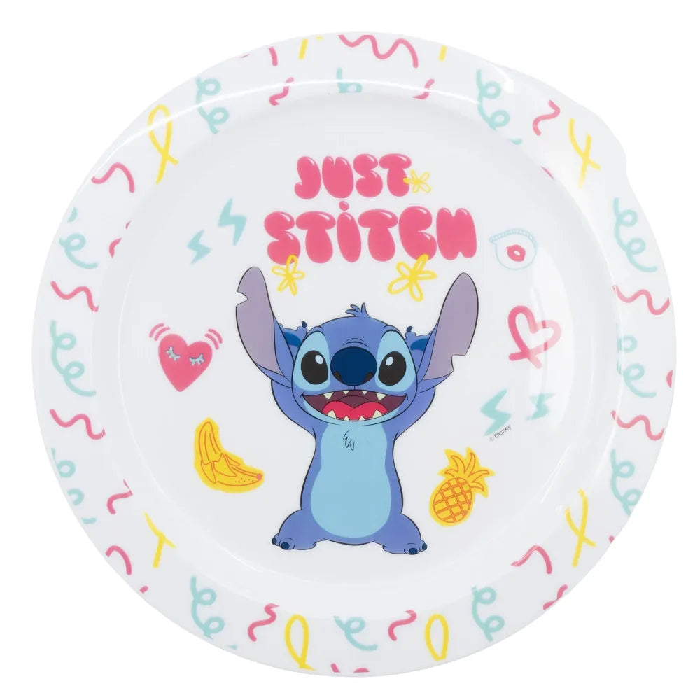 Disney Stitch Kinder Geschirr-Set 3 teilig Becher Teller Schüssel - WS-Trend.de