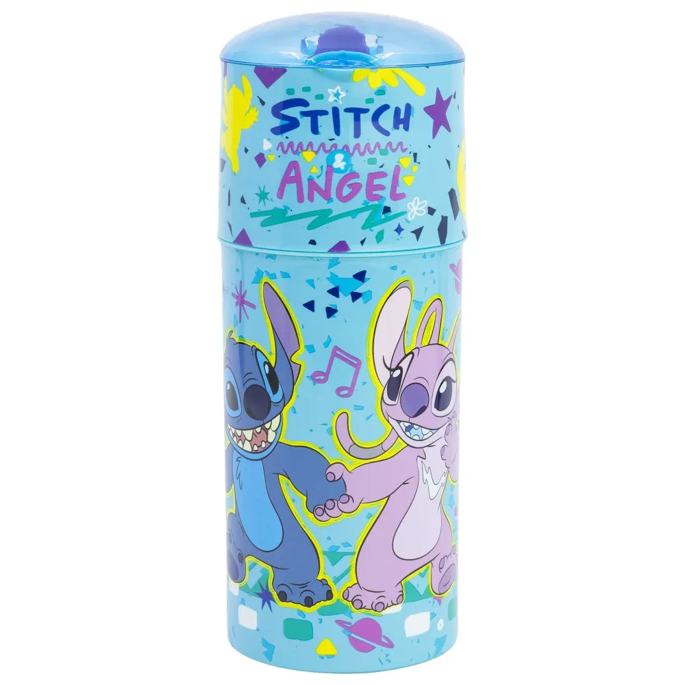 Disney Lilo und Stitch Angel Kinder Trinkflasche Flasche mit Halm 350 ml - WS-Trend.de