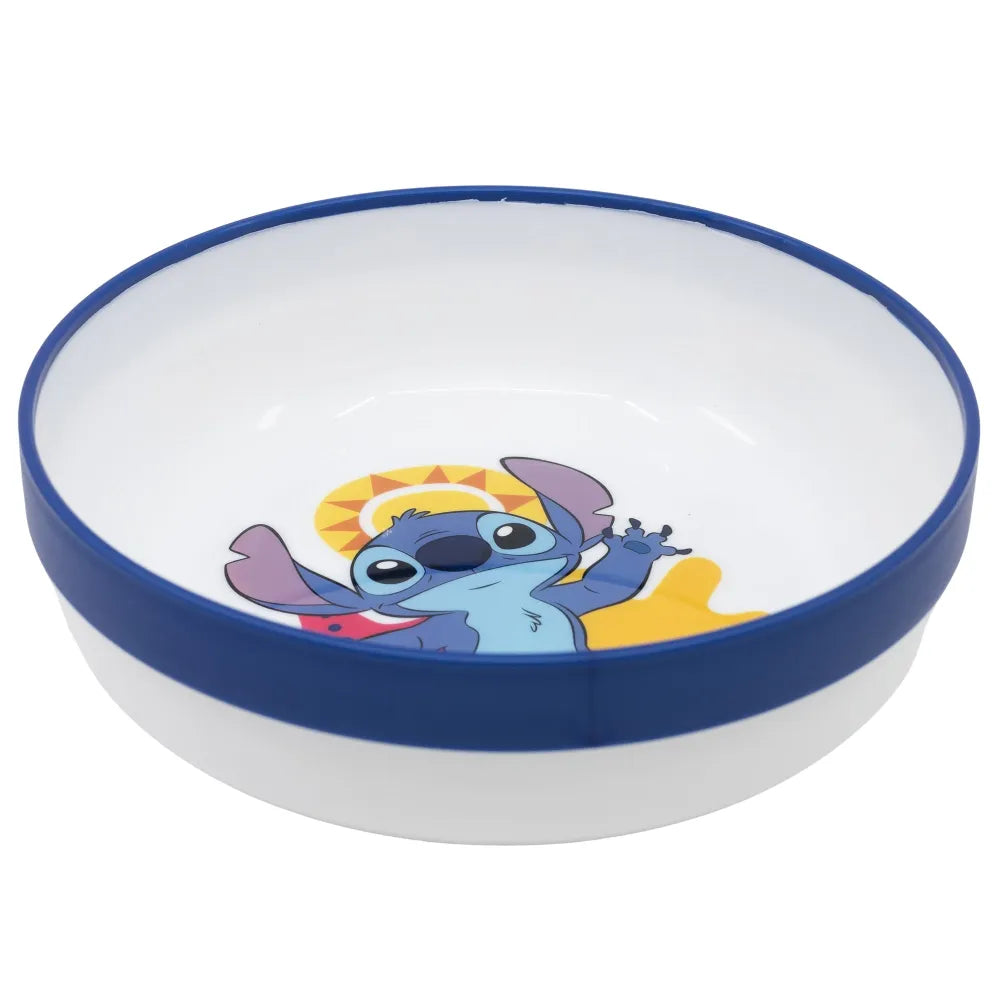 Disney Stitch Kinder Geschirr-Set 3 teilig Becher Teller Schüssel antirutsch - WS-Trend.de