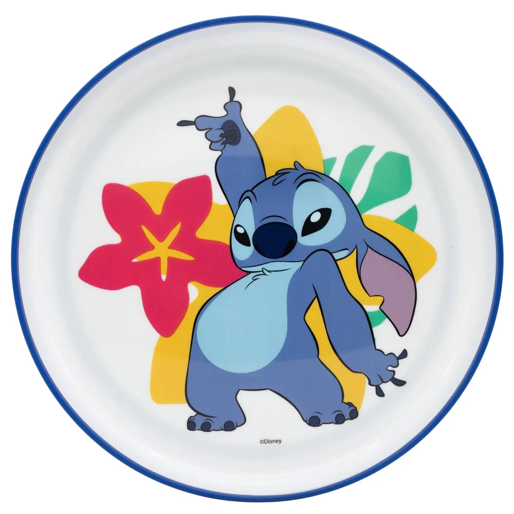 Disney Stitch Kinder Geschirr-Set 3 teilig Becher Teller Schüssel antirutsch - WS-Trend.de