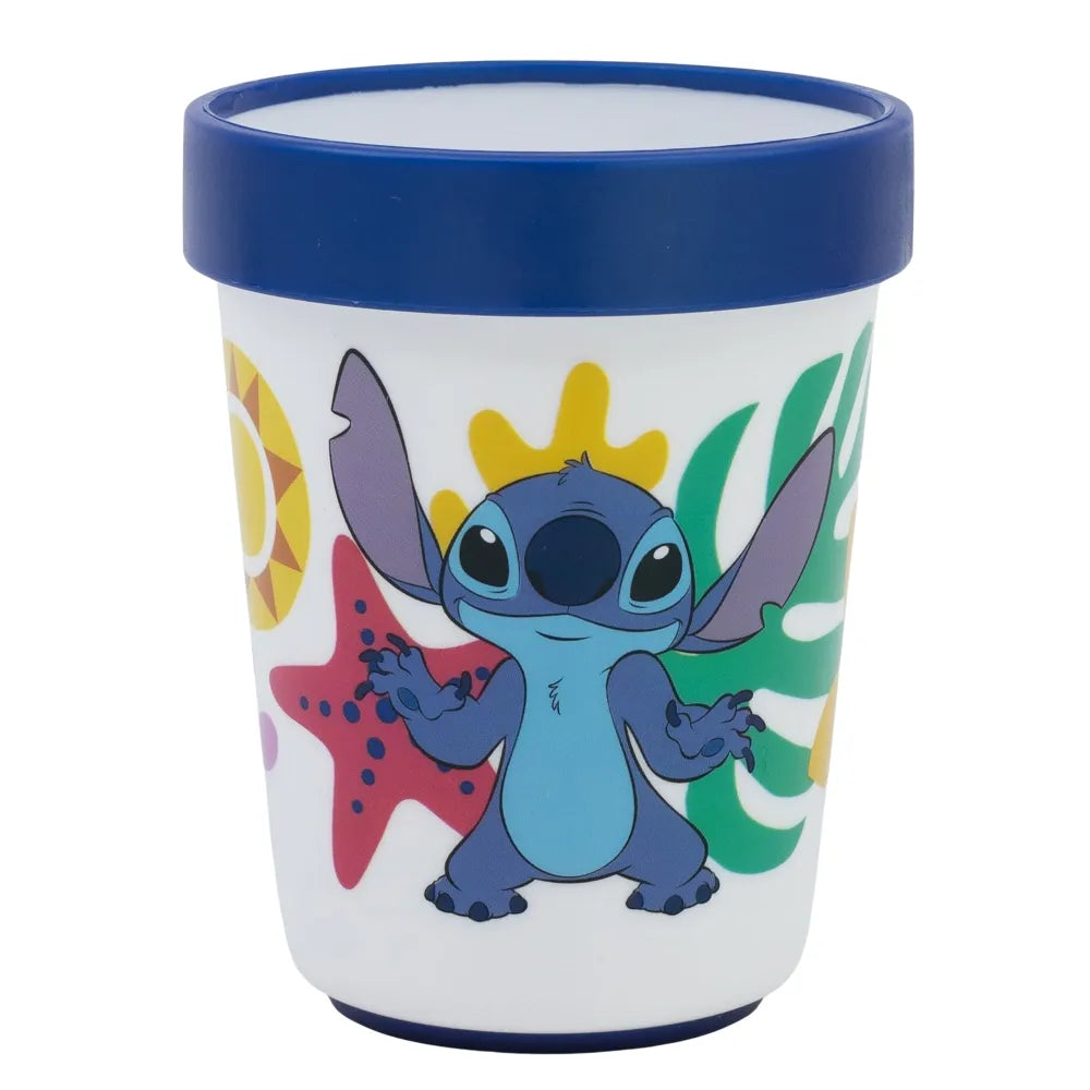 Disney Stitch Kinder Geschirr-Set 3 teilig Becher Teller Schüssel antirutsch - WS-Trend.de