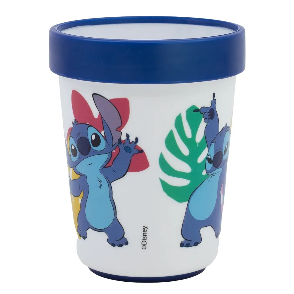 Disney Stitch Kinder Geschirr-Set 3 teilig Becher Teller Schüssel antirutsch - WS-Trend.de