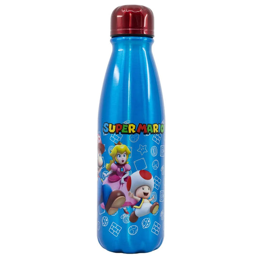 Super Mario Luigi Peach Aluminium Trinkflasche Wasserflasche Flasche 600 ml - WS-Trend.de