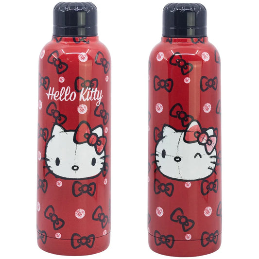 Hello Kitty Thermo Edelstahl Wasserflasche Trinkflasche Flasche 515 ml - WS-Trend.de