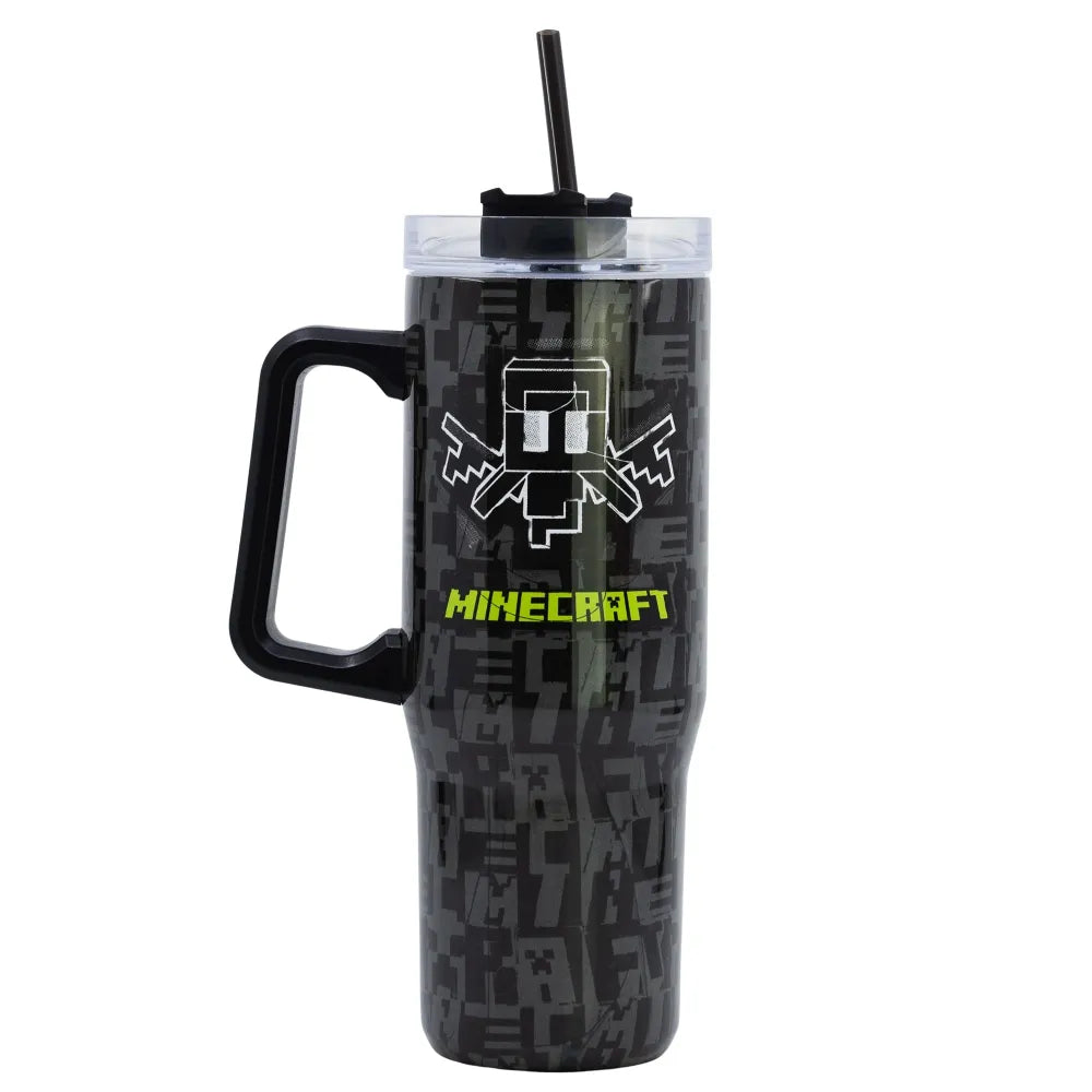 Minecraft Creeper Edelstahl XL Iso Kaffeebecher Thermobecher To-Go 940 ml - WS-Trend.de