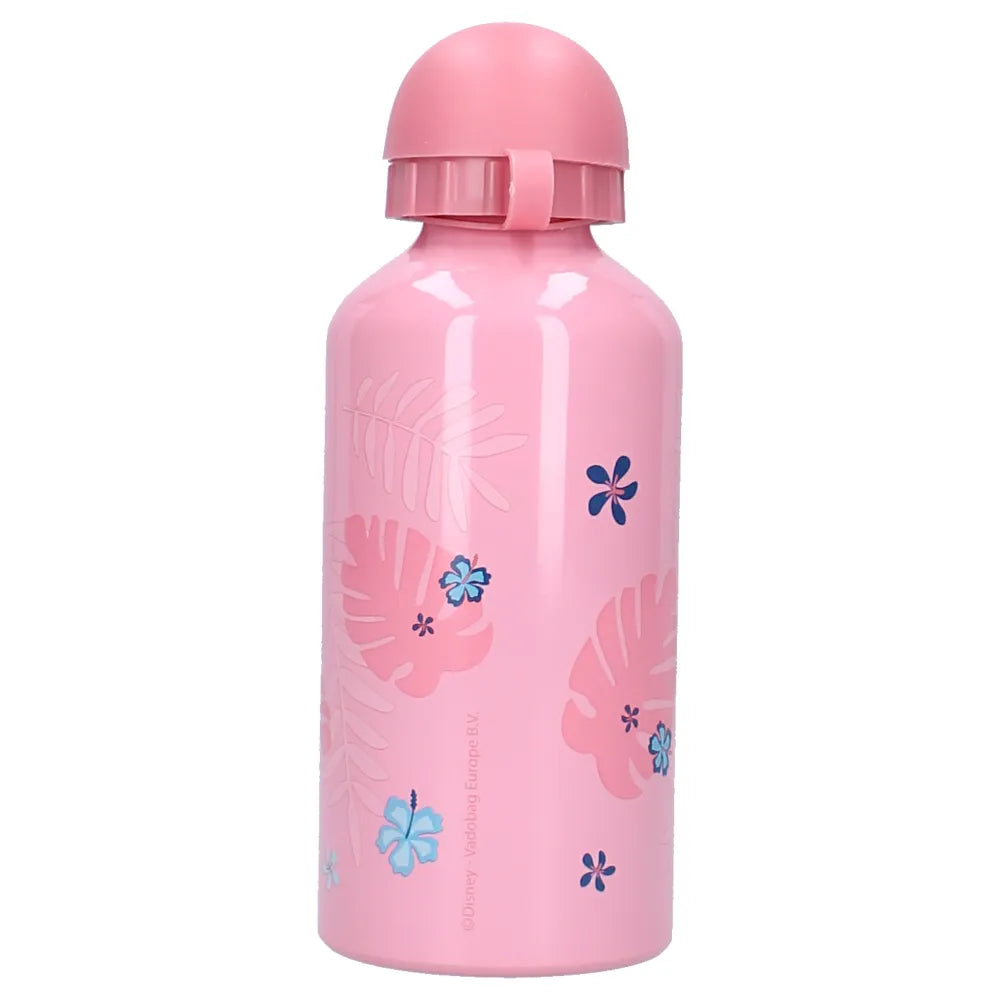 Disney Stitch Mädchen Aluminium Wasserflasche Trinkflasche Flasche 500 ml Rosa - WS-Trend.de