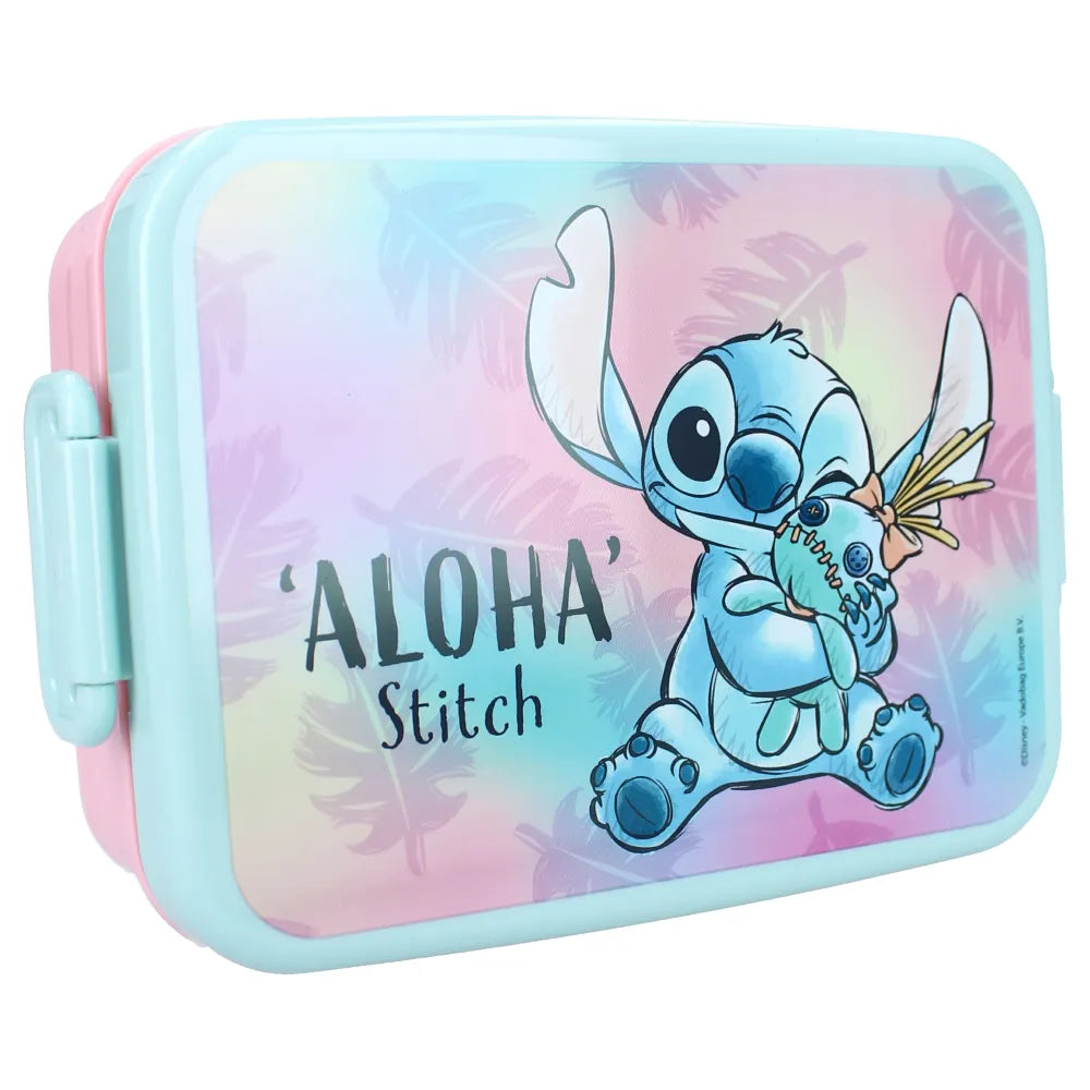 Disney Lilo und Stitch 2 tlg. Lunch Set Brotdose plus Trinkflasche 370 ml - WS-Trend.de