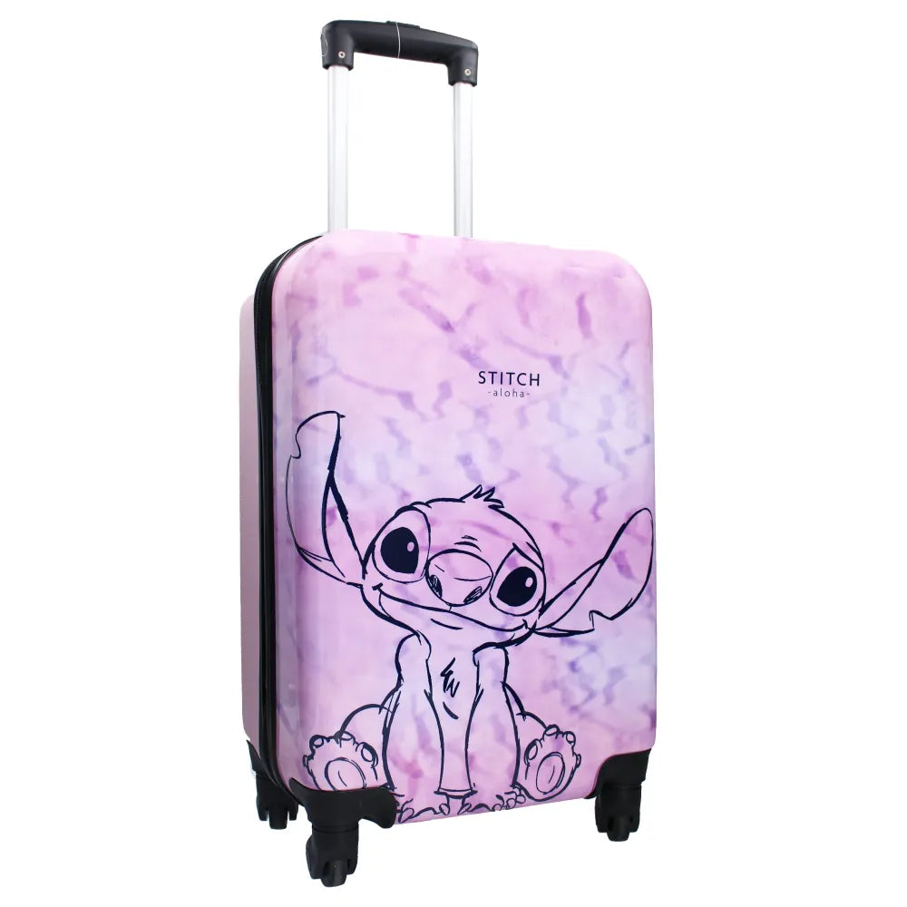 Disney Stitch 2 tlg. Set Trolley Koffer Reisekoffer plus Trinkflasche 850 ml - WS-Trend.de