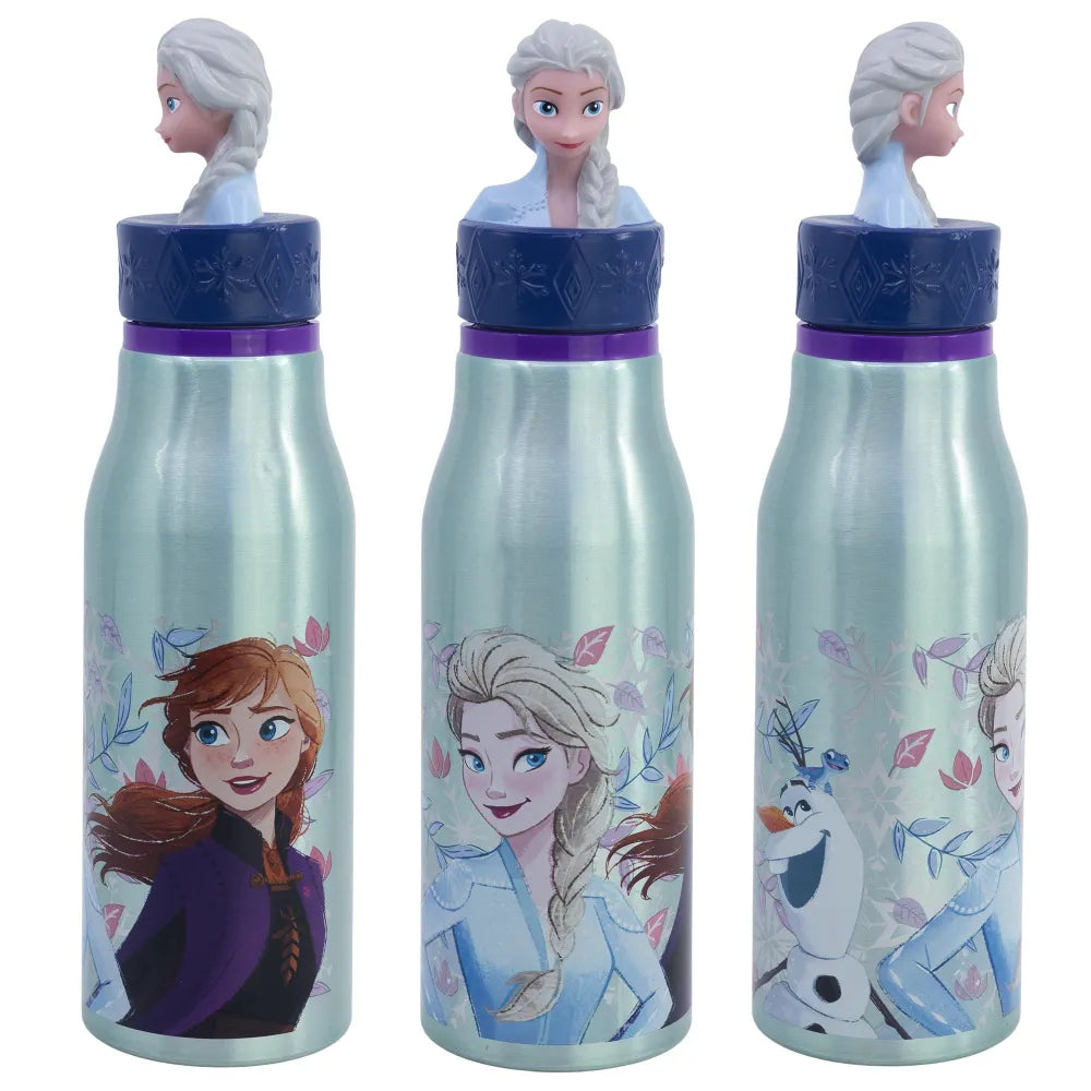 Disney Die Eiskönigin Elsa 3D Kopf Aluminium Trinkflasche Flasche 690 ml - WS-Trend.de