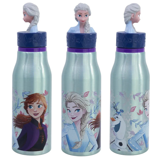 Disney Die Eiskönigin Elsa 3D Kopf Aluminium Trinkflasche Flasche 690 ml - WS-Trend.de