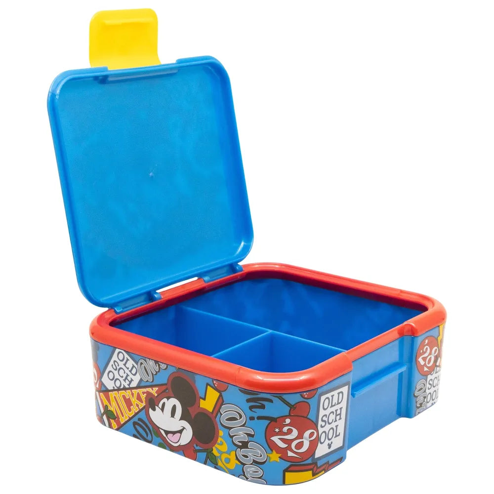 Disney Mickey Maus 2 tlg. Set XL Brotdose Aluminium Trinkflasche 530 ml - WS-Trend.de