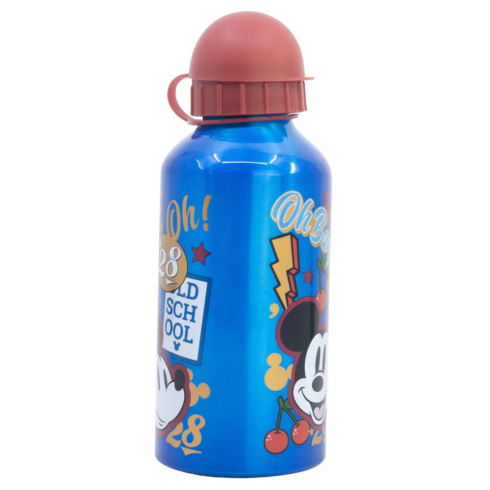 Disney Mickey Maus 2 tlg. Set XL Brotdose Aluminium Trinkflasche 530 ml - WS-Trend.de