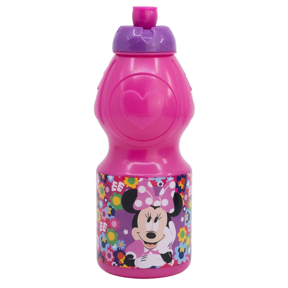 Disney Minnie Maus Mädchen 4 tlg. Set Brotdose Trinkflasche Gabel Löffel - WS-Trend.de