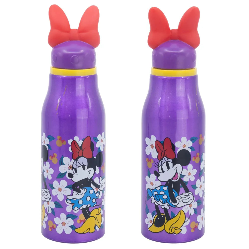 Disney Minnie Maus 3D Kinder Aluminium Wasserflasche Trinkflasche Flasche 690 ml - WS-Trend.de