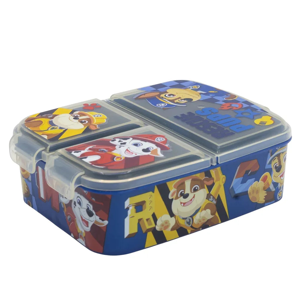 Paw Patrol Chase Rubble 2 tlg Kinder Set Brotdose Alu Trinkflasche 400 ml - WS-Trend.de