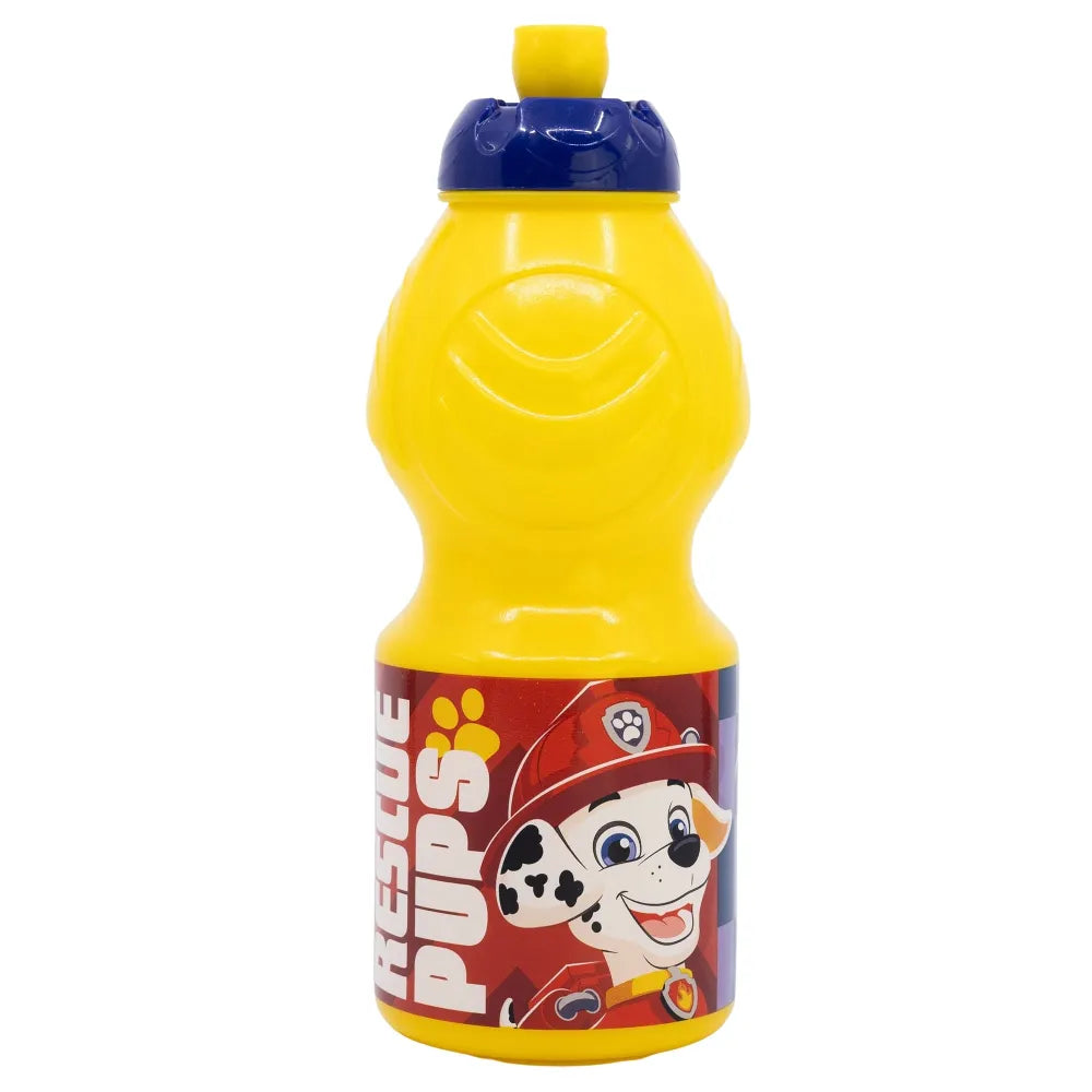 Paw Patrol Chase Rubble 4 tlg Kinder Set Brotdose Besteck Trinkflasche 400 ml - WS-Trend.de