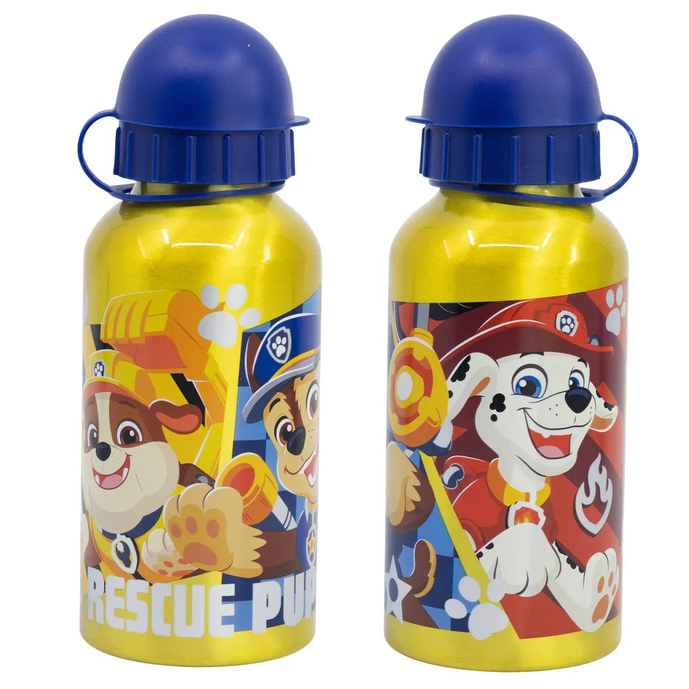 Paw Patrol Chase Rubble Marshall Alu Wasserflasche Trinkflasche Flasche 400 ml - WS-Trend.de