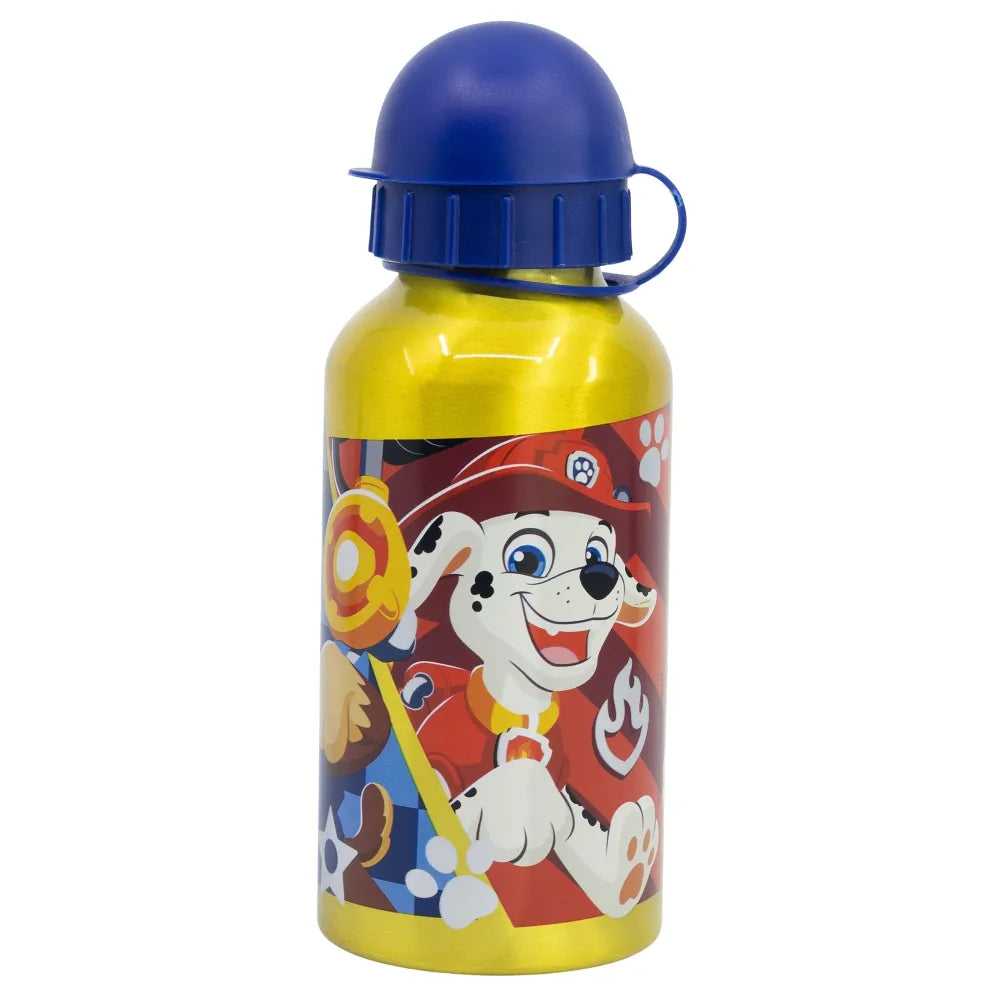 Paw Patrol Chase Rubble 2 tlg Kinder Set Brotdose Alu Trinkflasche 400 ml - WS-Trend.de