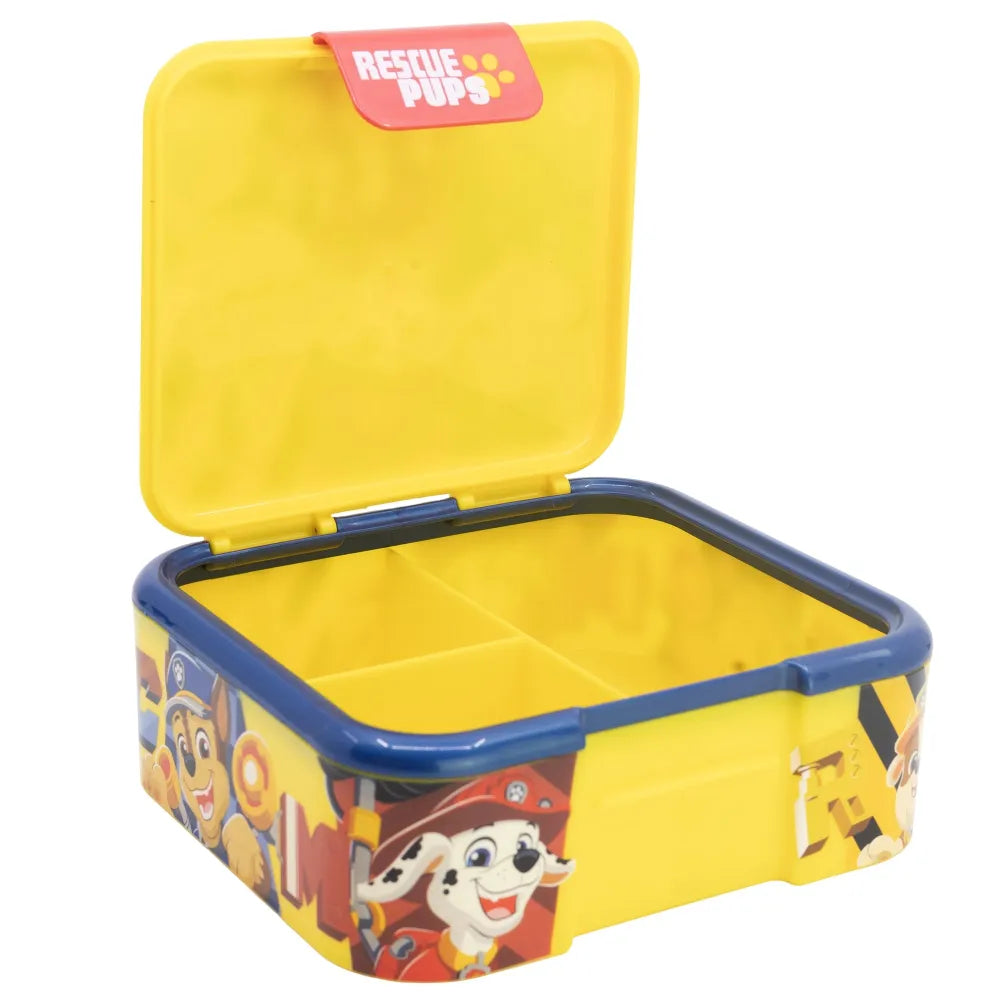 Paw Patrol Chase Rubble 2 tlg Kinder Set XL Brotdose Trinkflasche 370 ml - WS-Trend.de