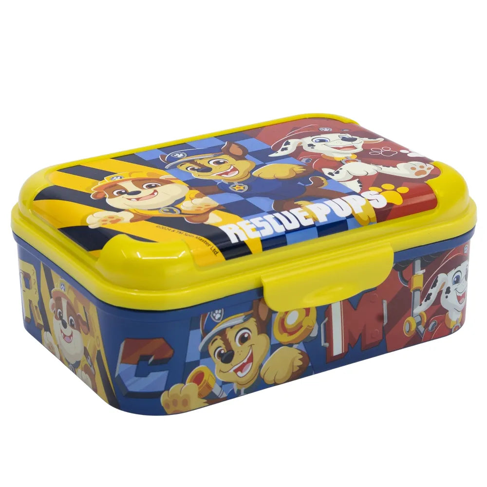 Paw Patrol Chase Rubble 2 tlg Kinder Set Brotdose Trinkflasche 370 ml - WS-Trend.de