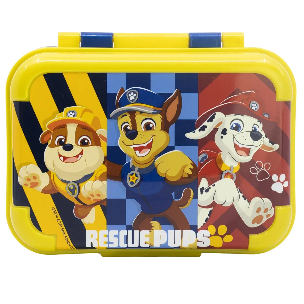 Paw Patrol Chase Rubble 2 tlg Kinder Set Brotdose Trinkflasche 370 ml - WS-Trend.de