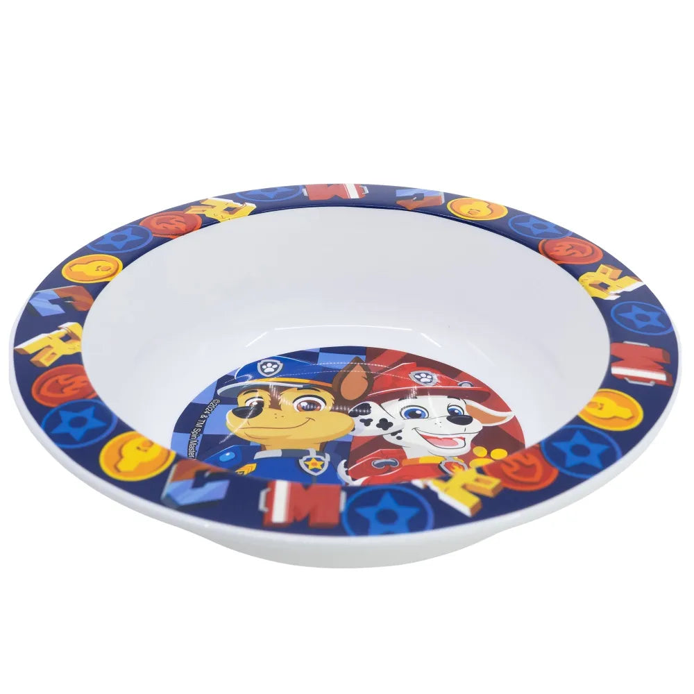 Paw Patrol Chase Rubble Kinder Geschirr-Set 3 teilig Becher Teller Schüssel - WS-Trend.de